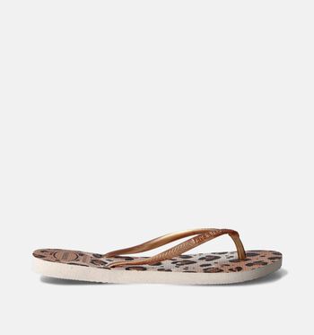Teenslippers bruin