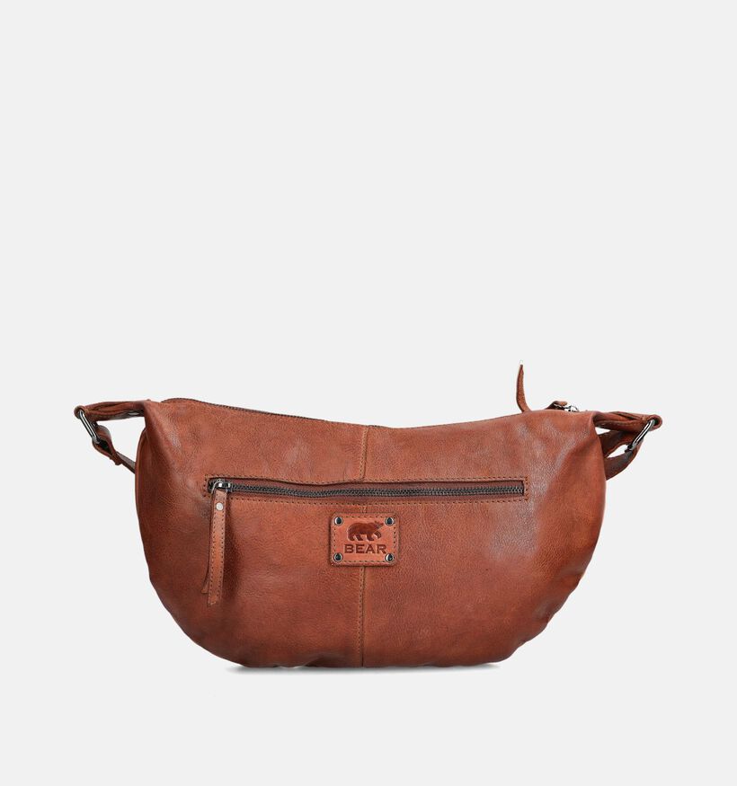 Bear Design Sac Porté Croisé en Cognac pour femmes (365914)