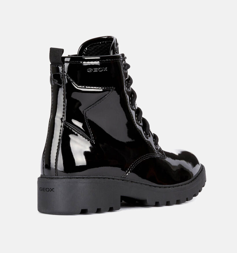 Geox Casey Zwarte Boots Geox Casey Zwarte Boots voor meisjes (345938) - geschikt voor steunzolen