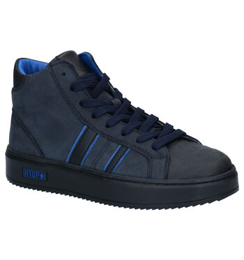 Hoge schoenen blauw