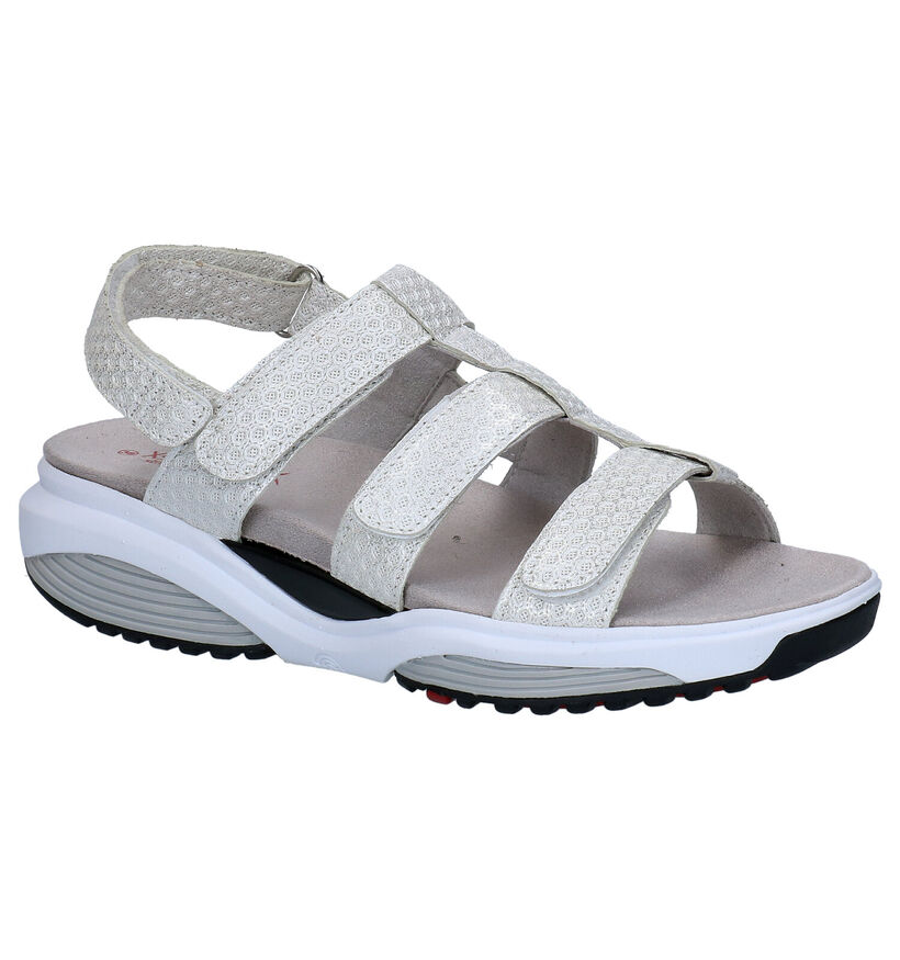 Xsensible Samos Zilveren Sandalen in leer (274909)