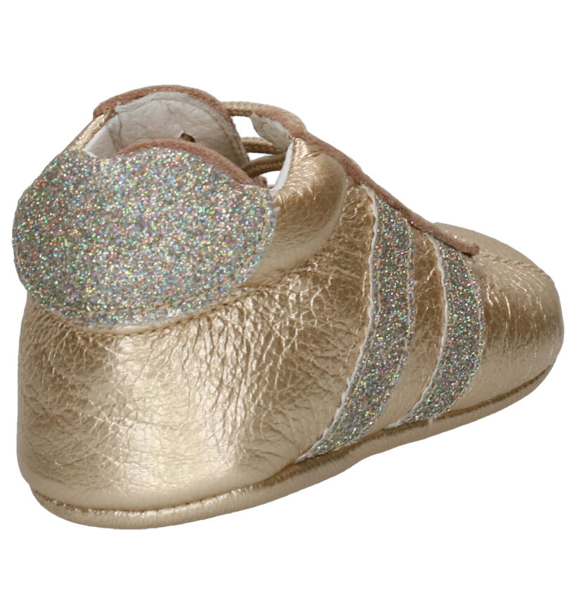 Beberlis Chaussons pour bébé en Or en cuir (258905)