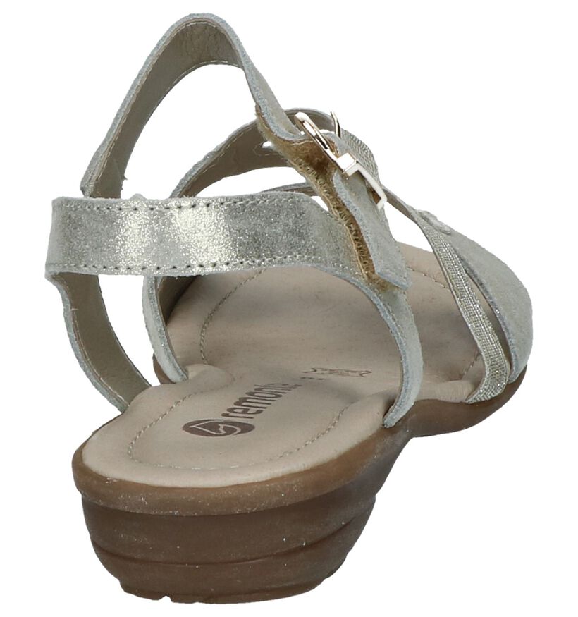 Gouden Sandalen Remonte in nubuck (246009)