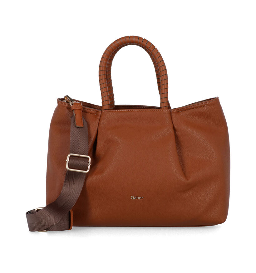 Gabor Andie Cognac Shopper Tas met Rits voor dames (324647)