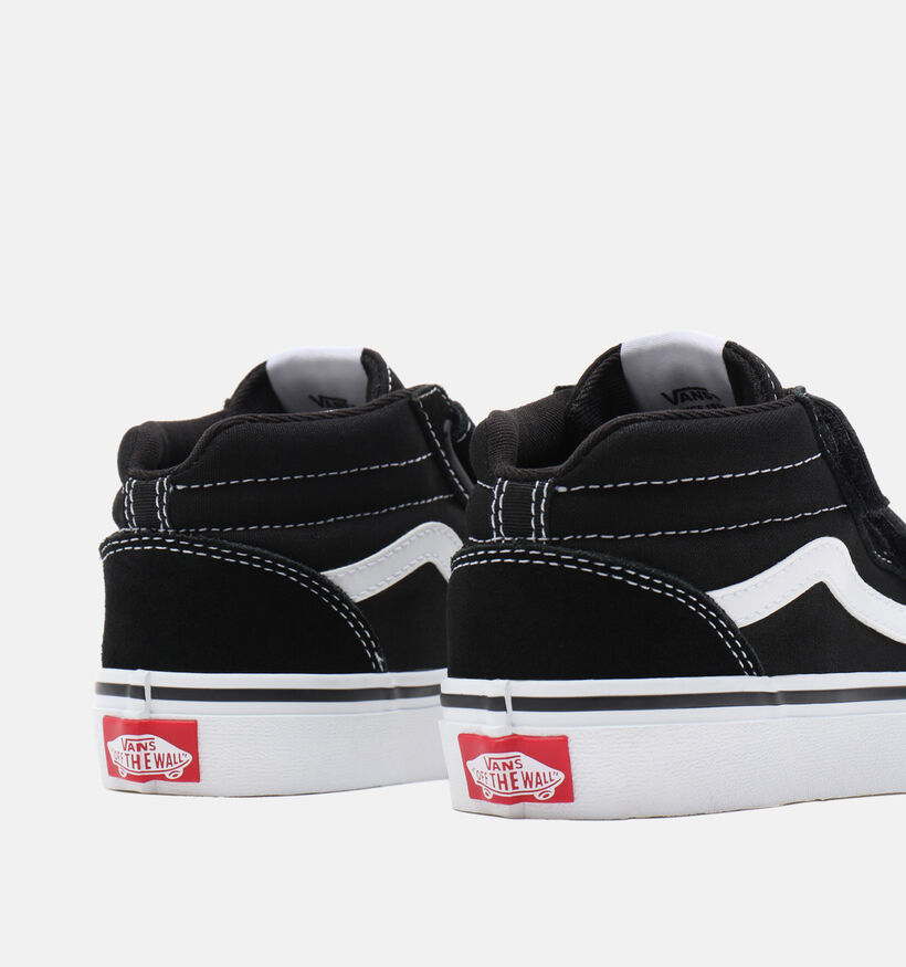 Vans Ward Mid Baskets de skate en Noir pour filles, garçons (347739)
