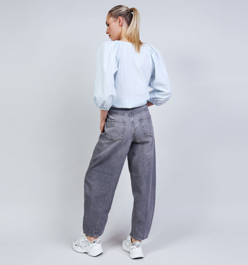 JDY Susie Barrel Jeans L32 en Gris pour femmes (370054)