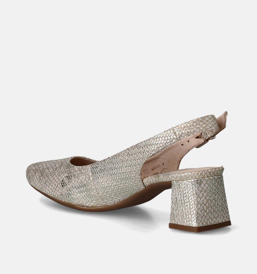 Gabor Gouden Slingback pumps voor dames (355057)