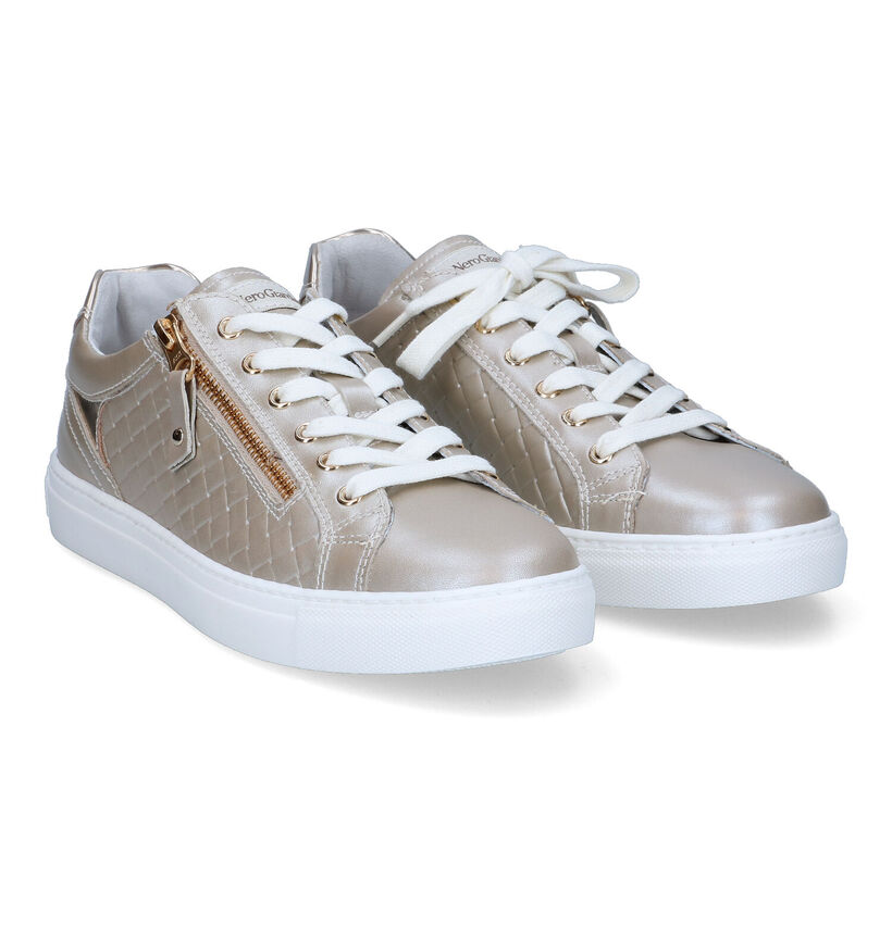 NeroGiardini Gouden Sneakers voor dames (322758) - geschikt voor steunzolen