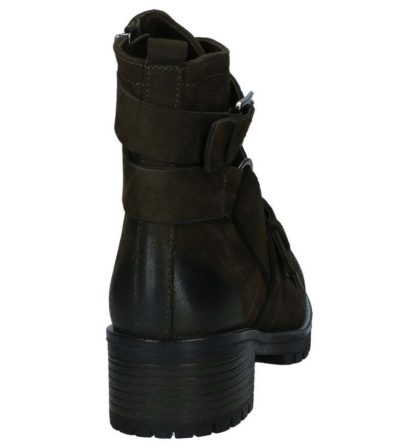 Baboos Bottines en Vert en nubuck (235319)