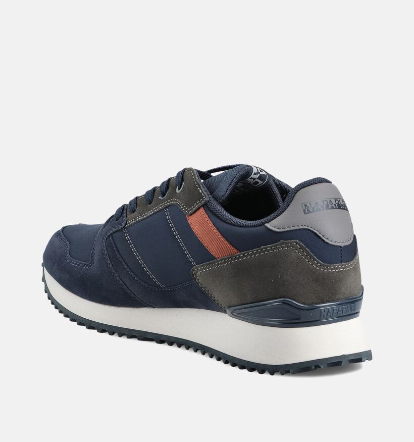 Napapijri Cosmos Chaussures plates en Marron Napapijri Chaussures plates en Bleu pour hommes (362610) - pour semelles orthopédiques