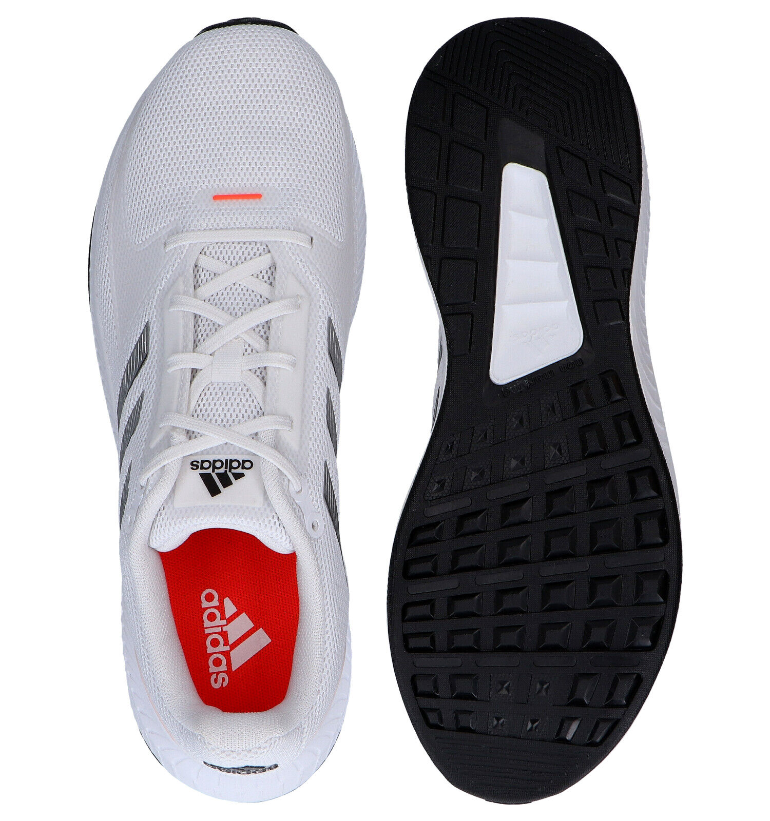 adidas Runfalcon Witte Sneakers | Heren Sneakers | Online op TORFS.BE