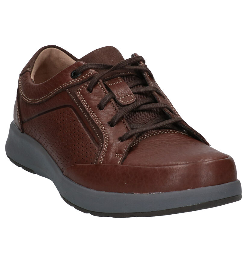 Clarks Un Trail Form Chaussures à lacets en Brun en cuir (265551)