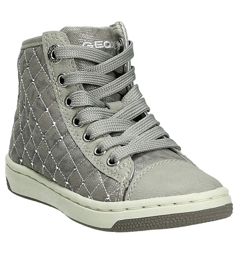 Geox Baskets hautes en Gris en textile (170548)