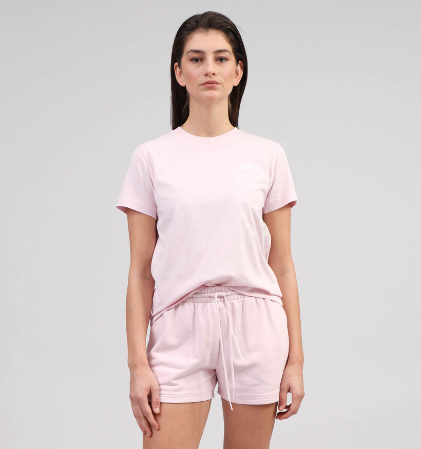 New Balance T-shirt en Rose pour femmes (354024)