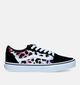 Vans Ward Animal Gradient Zwarte Skate sneakers voor meisjes (327968)