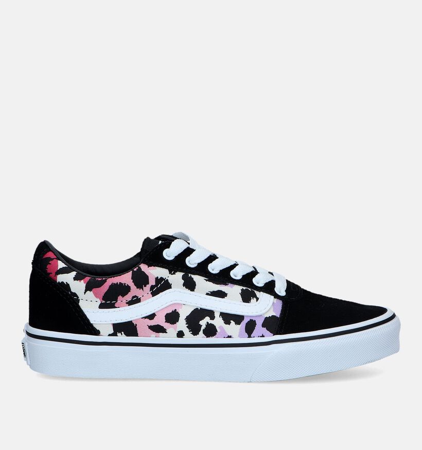 Vans Ward Animal Gradient Baskets de skate en Noir pour filles (327968)