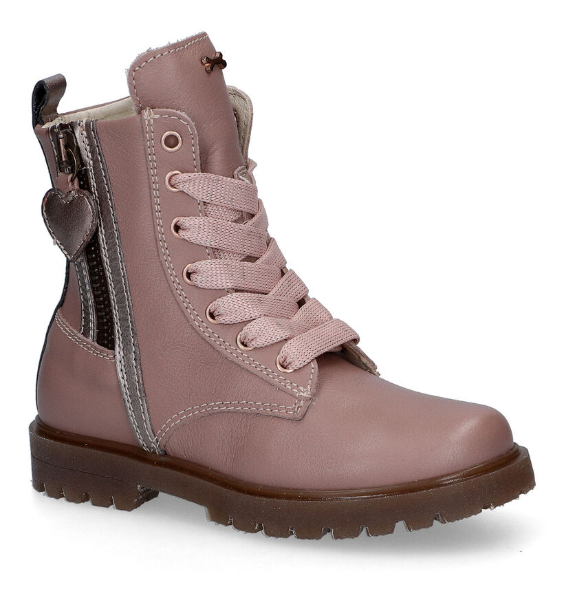 STONES and BONES Nasir Bottines en Beige en cuir (313928)