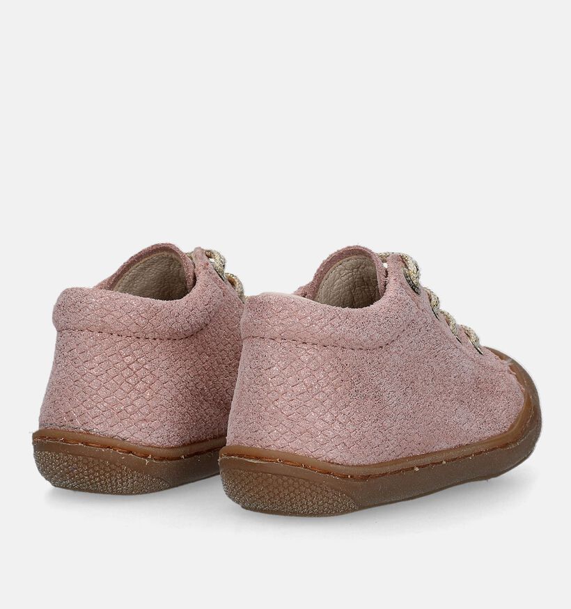 Naturino Cocoon Roze Babyschoenen voor meisjes (334793) - geschikt voor steunzolen