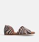 Apple of Eden Chuisi Zebra Beige/Zwarte Sandalen voor dames (372281)