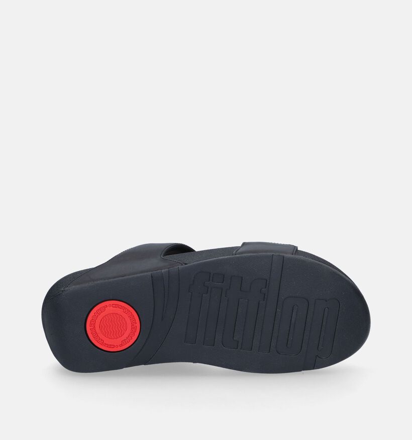 Fitflop Lulu Slide Zwarte Slippers voor dames (302651)