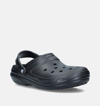 Crocs Classic Slippers Zwart/Blauw