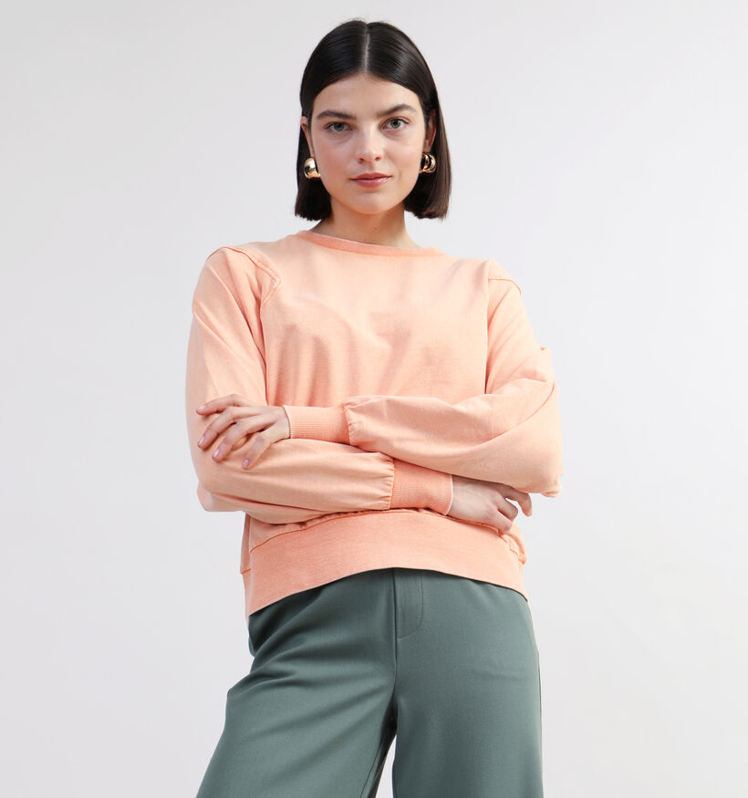 JDY Effie Batsleeve Pull en Orange pour femmes (335394)