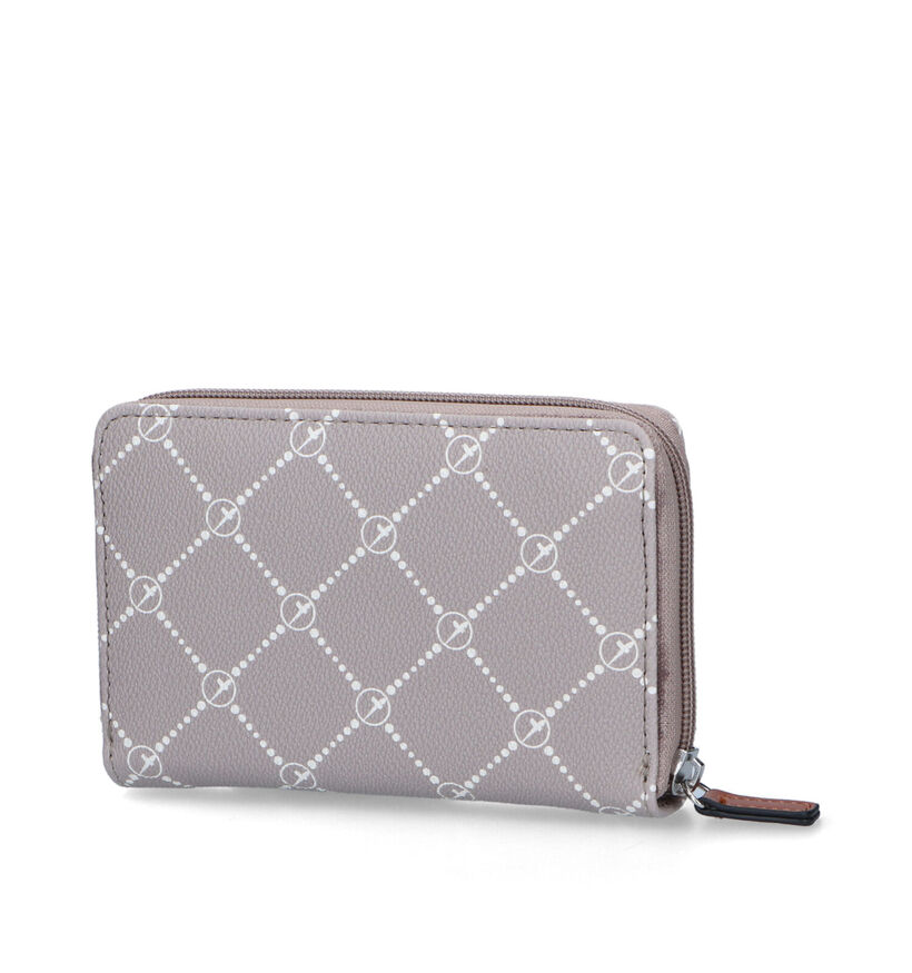 Tamaris Anastasia Porte-monnaie zippé en Taupe pour femmes (325660)