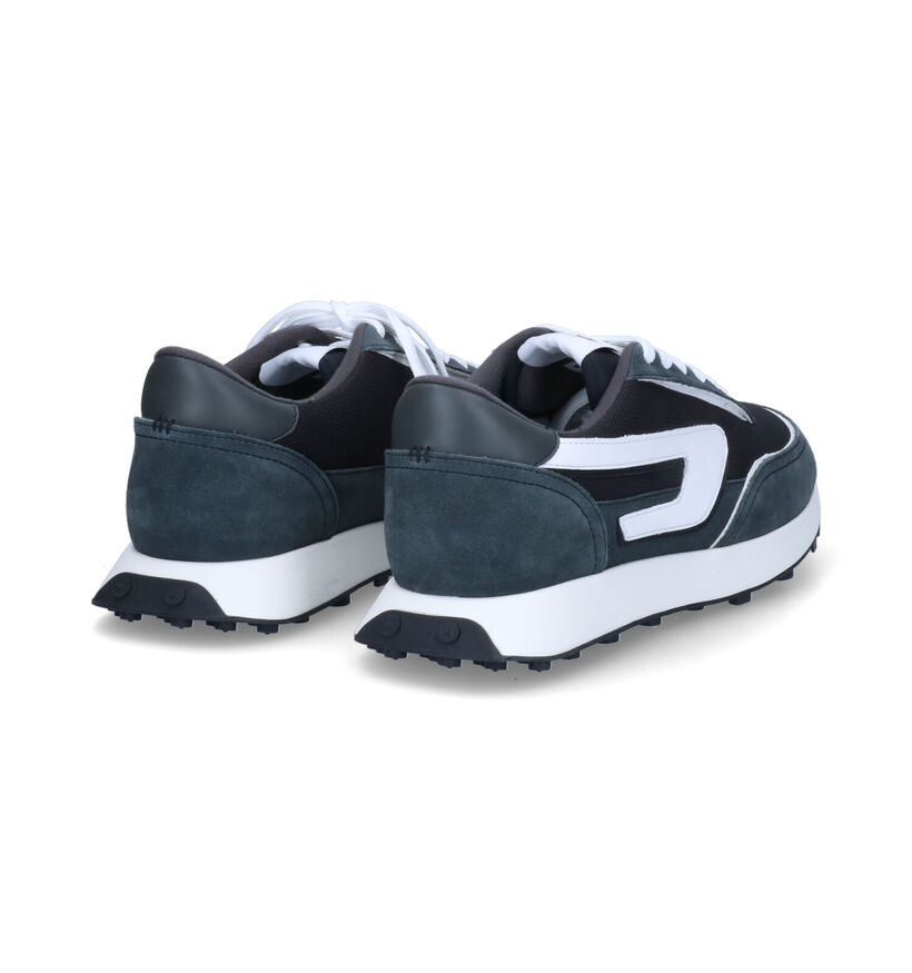 Diesel Baskets basses en Bleu foncé pour hommes (312127) - pour semelles orthopédiques