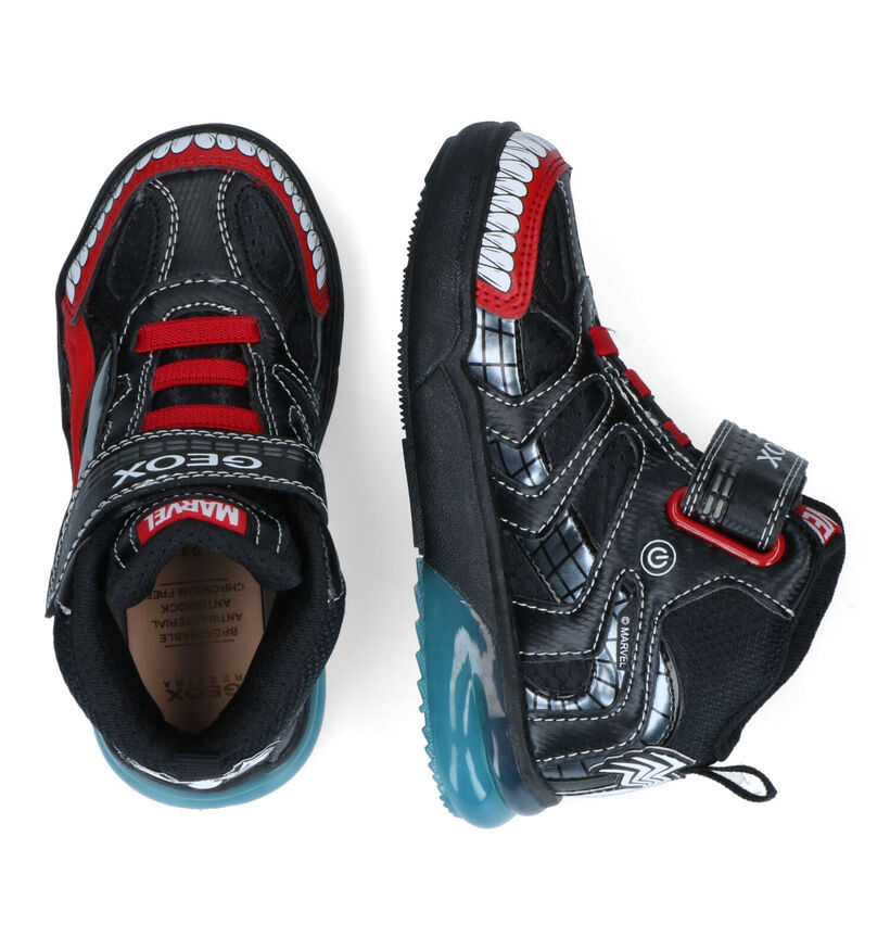 Geox Grayjay Baskets en Noir Marvel Spiderman en textile (317614)