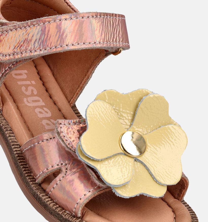 Bisgaard Metallic Sandales en Or ros&eacute; pour filles (370785)