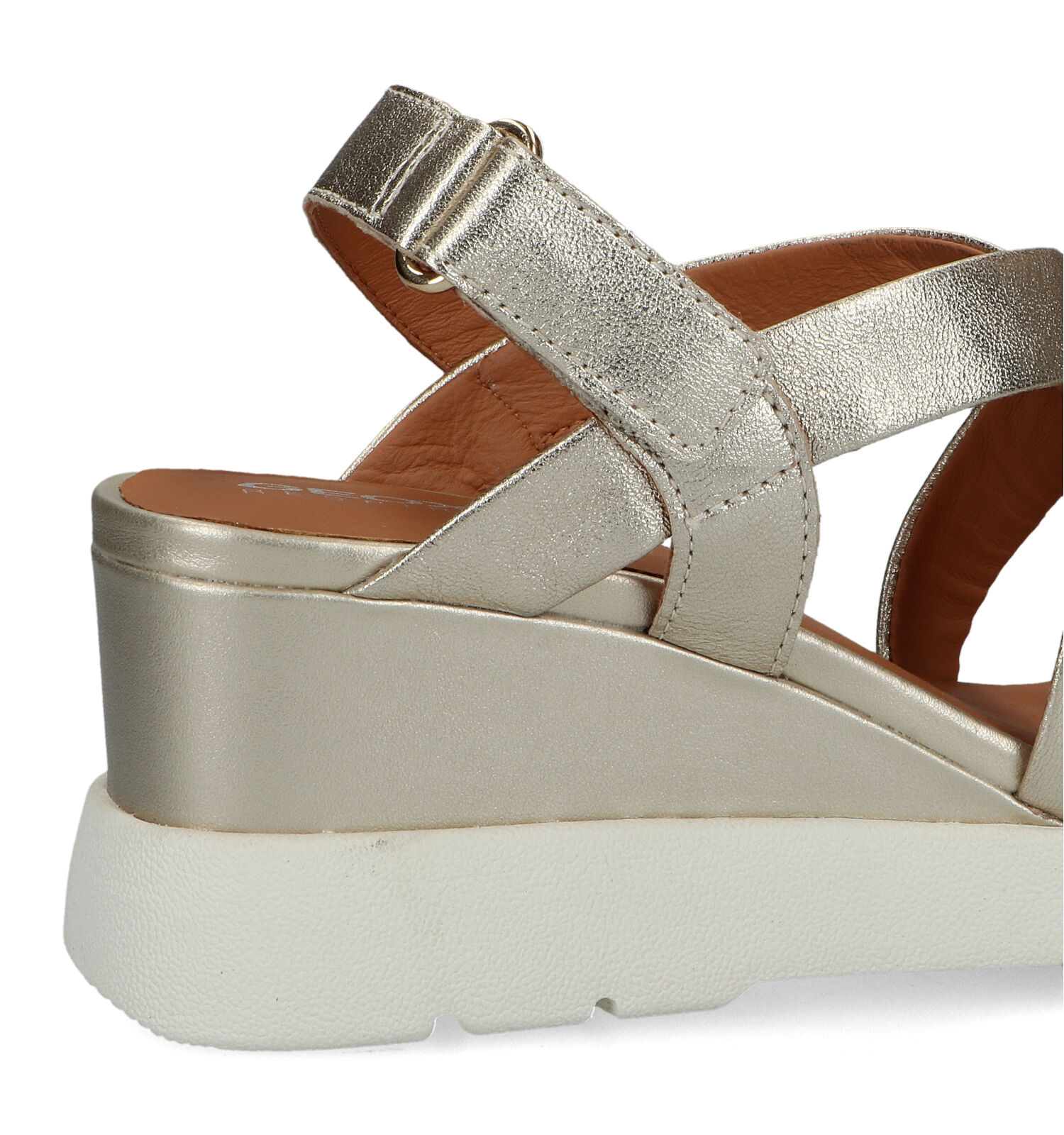 Geox Spherica Gouden Sandalen Dames Sandalen Online op TORFS.BE
