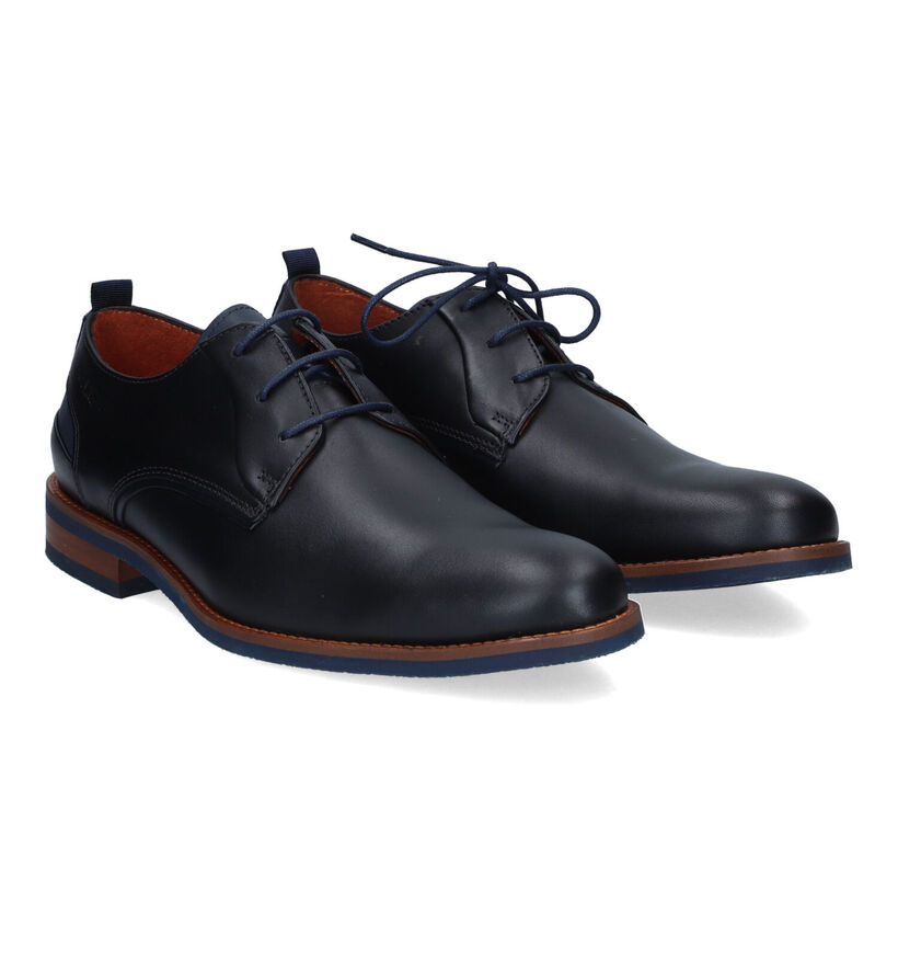 Van Lier Chaussures classiques en Noir pour hommes (316599) - pour semelles orthopédiques