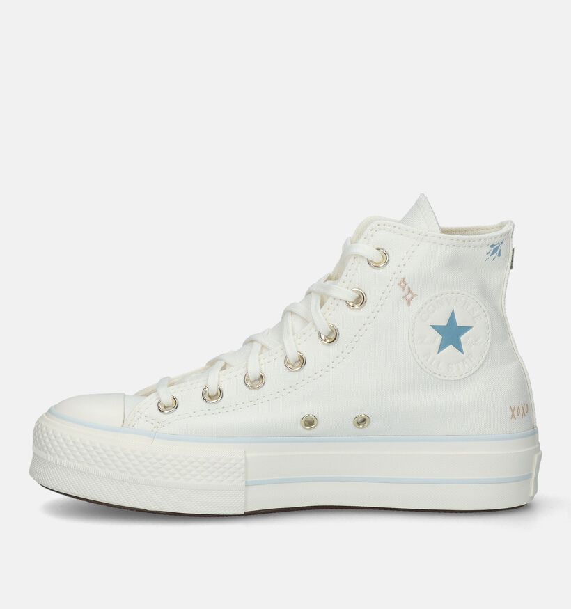 Converse Chuck Taylor All Star Lift Platform Witte Sneakers voor dames (327854)