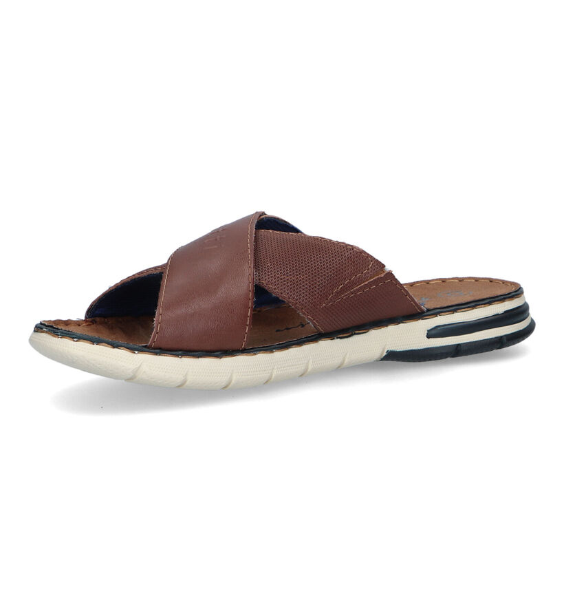 Bugatti Dario Cognac Slippers voor heren (322367)