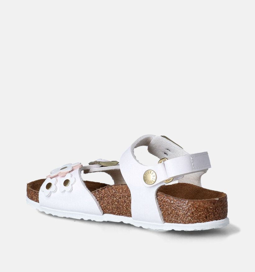 Birkenstock Rio Witte Sandalen voor meisjes (352252)