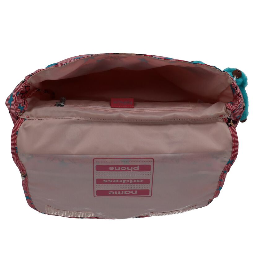 Kipling New School Sacs à dos en Rose en textile (225560)