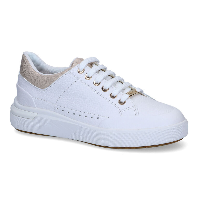 Geox Dalya Chaussures à lacets en Blanc pour femmes (303524) - pour semelles orthopédiques