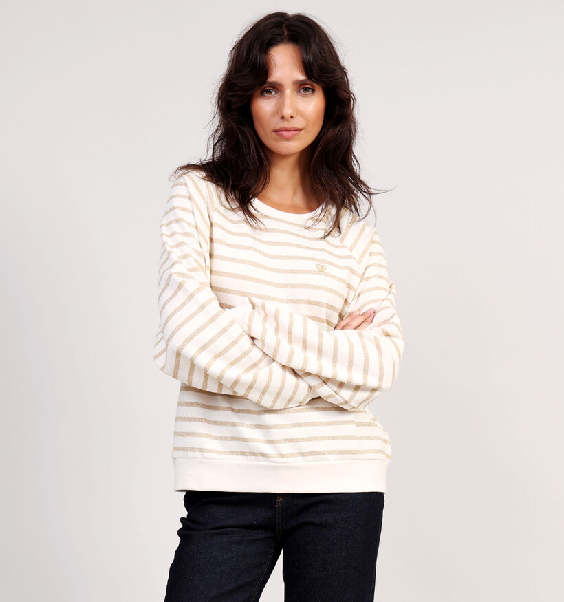 Pieces Greta Sweatshirt en Beige pour femmes (361155)