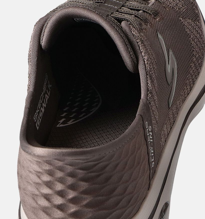 Skechers Go Walk Arch Fit 2.0 Taupe Sneakers voor heren (365681) - geschikt voor steunzolen