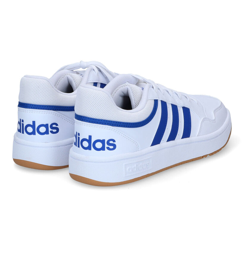 adidas Hoops 3.0 Baskets en Blanc pour hommes (308447)