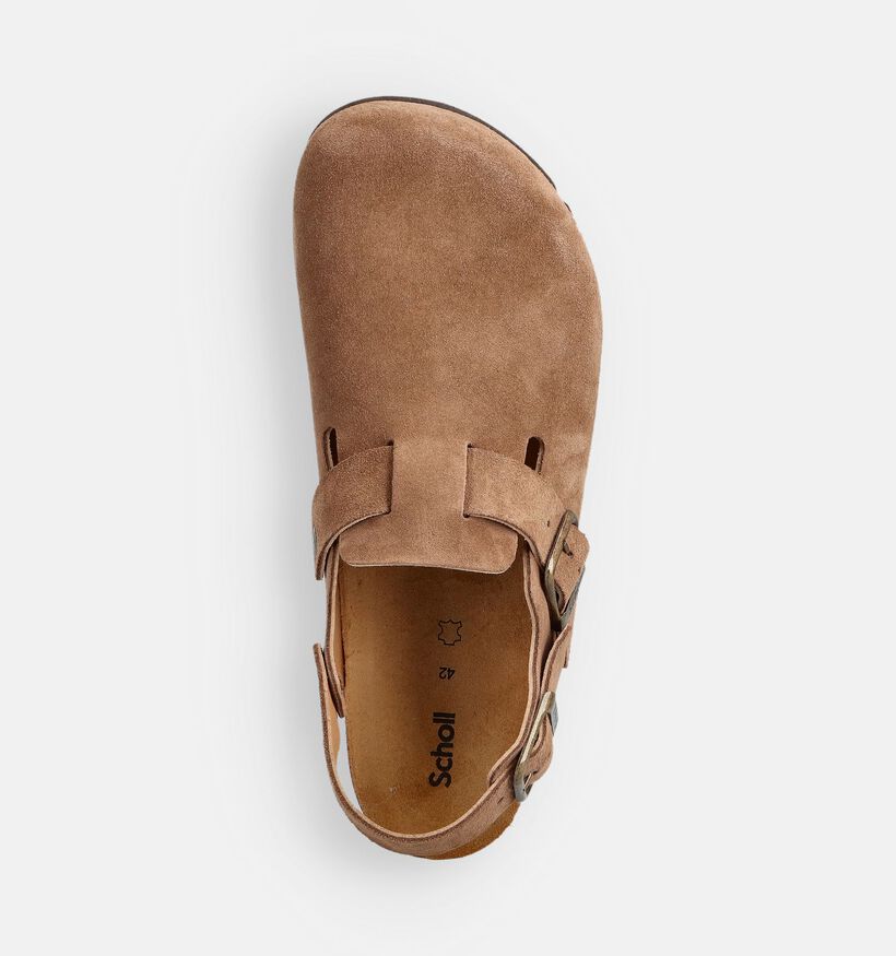 Scholl Olivier Backstrap Cognac Slippers voor heren (370646)