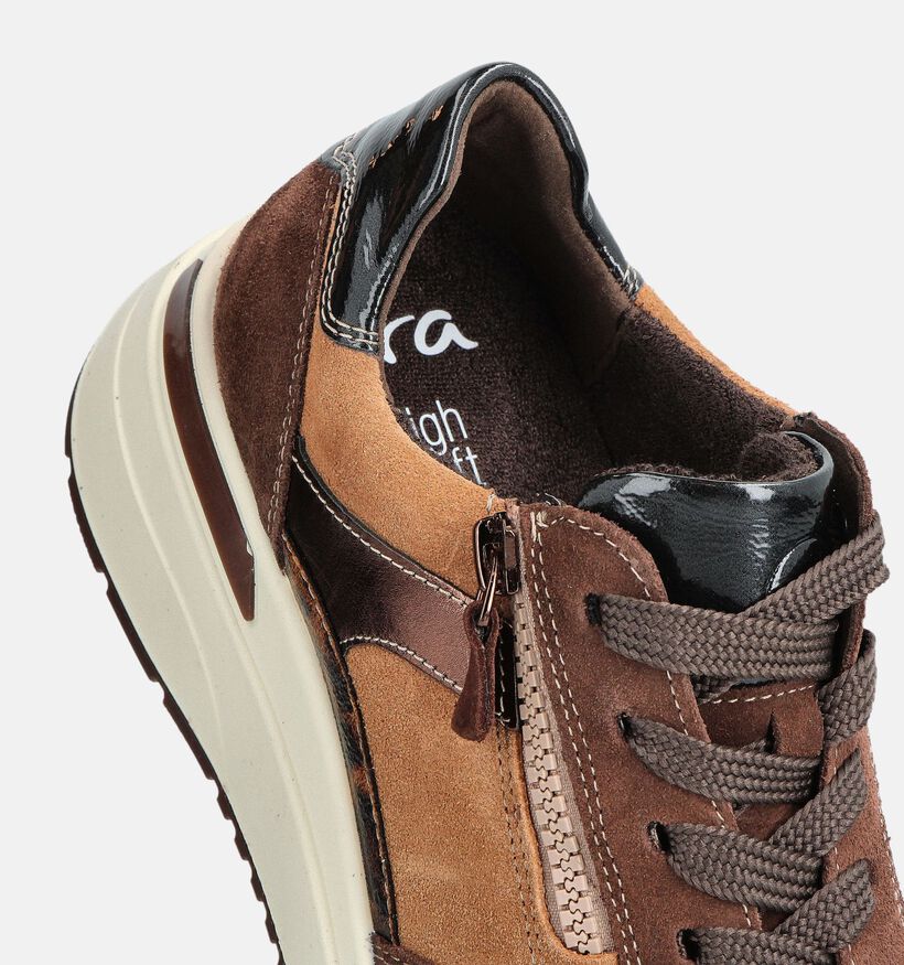 Ara Garda Bruine Sneakers voor dames (362475) - geschikt voor steunzolen