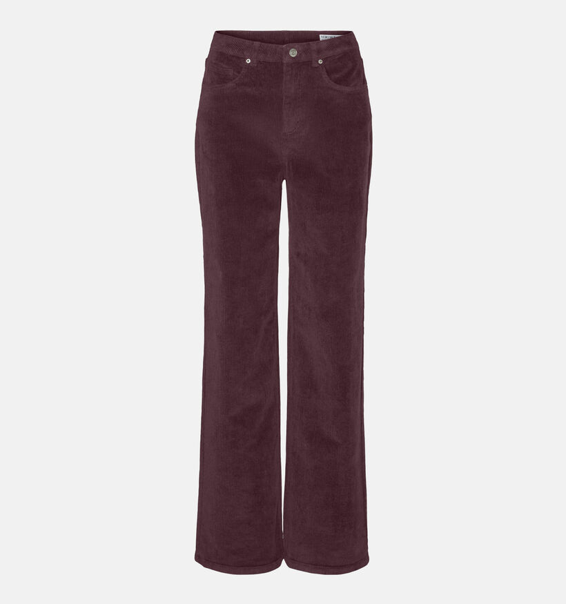 Vero Moda Tessa Pantalon classique en Bordeaux pour femmes (361197)