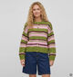 Pieces Ada Groene/Multi Cardigan voor dames (382087)