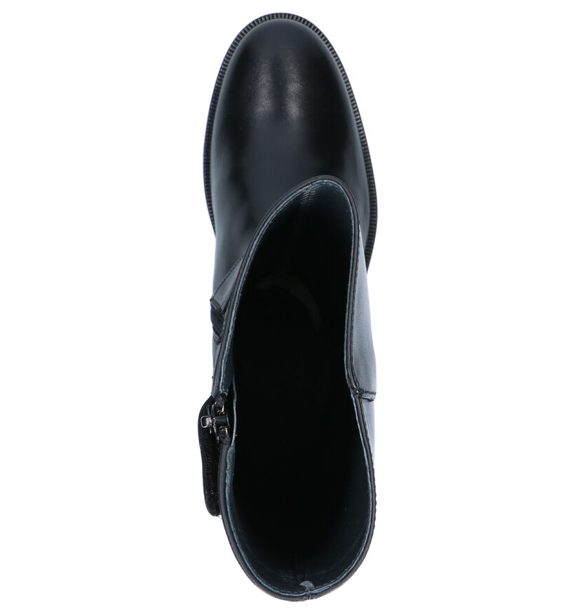 Hampton Bays Bottes hautes en Noir en cuir (260996)