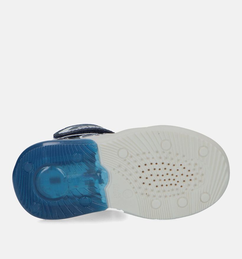 Geox Grayjay Baskets en Bleu pour garçons (330091) - pour semelles orthopédiques