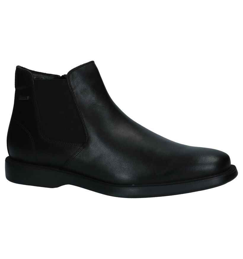 Geox Chaussures hautes en Noir en cuir (223658)