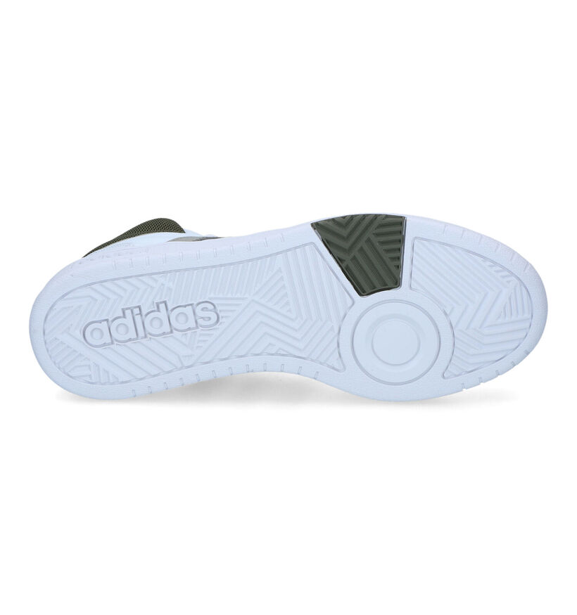 adidas Hoops 3.0 Zwarte Sneakers in kunstleer (316565)