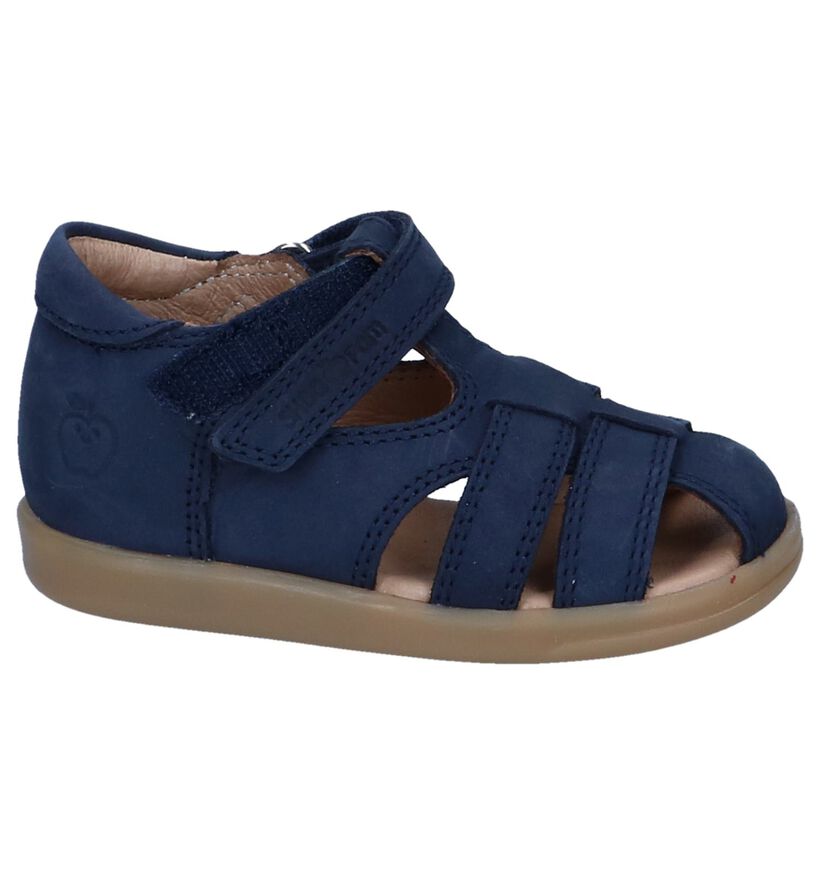 Donkerblauwe Babysandalen Shoo Pom Pike Be Boy in nubuck (242876)