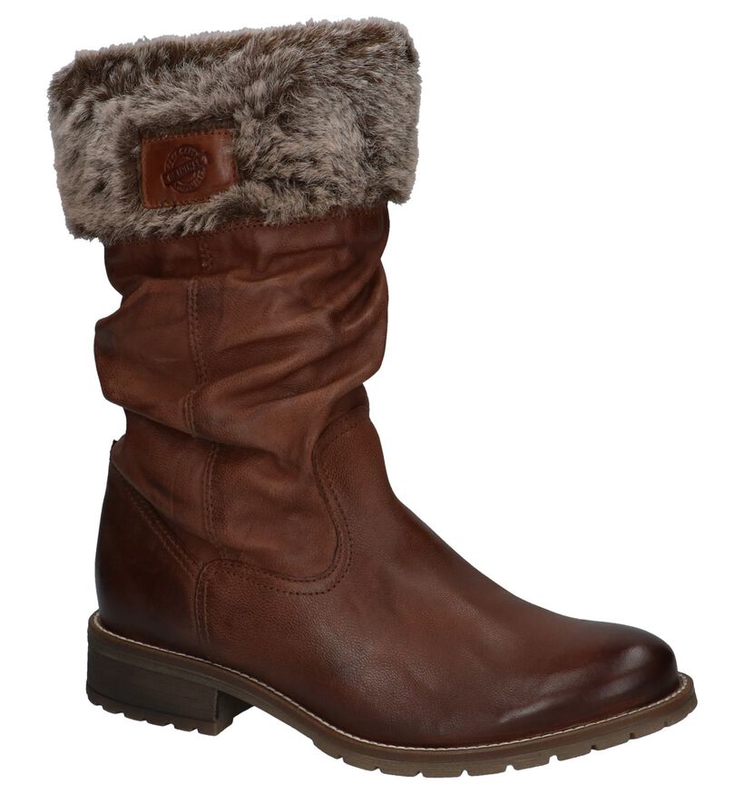 Mario Rossi Bottes basses en Cognac en cuir (223945)